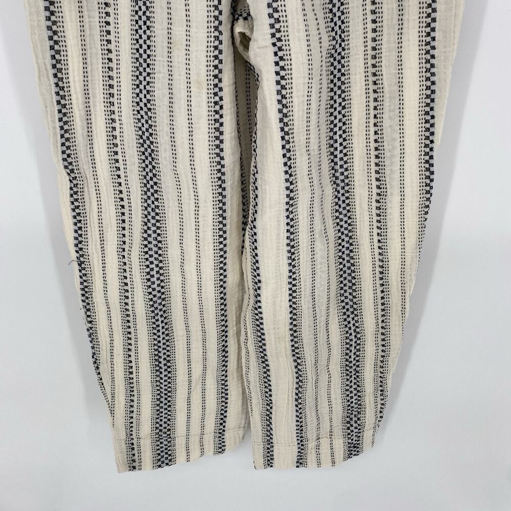 Madewell Lightspun Balloon Pants Stripe Pull On Cotton XXS - Picture 8 of 10